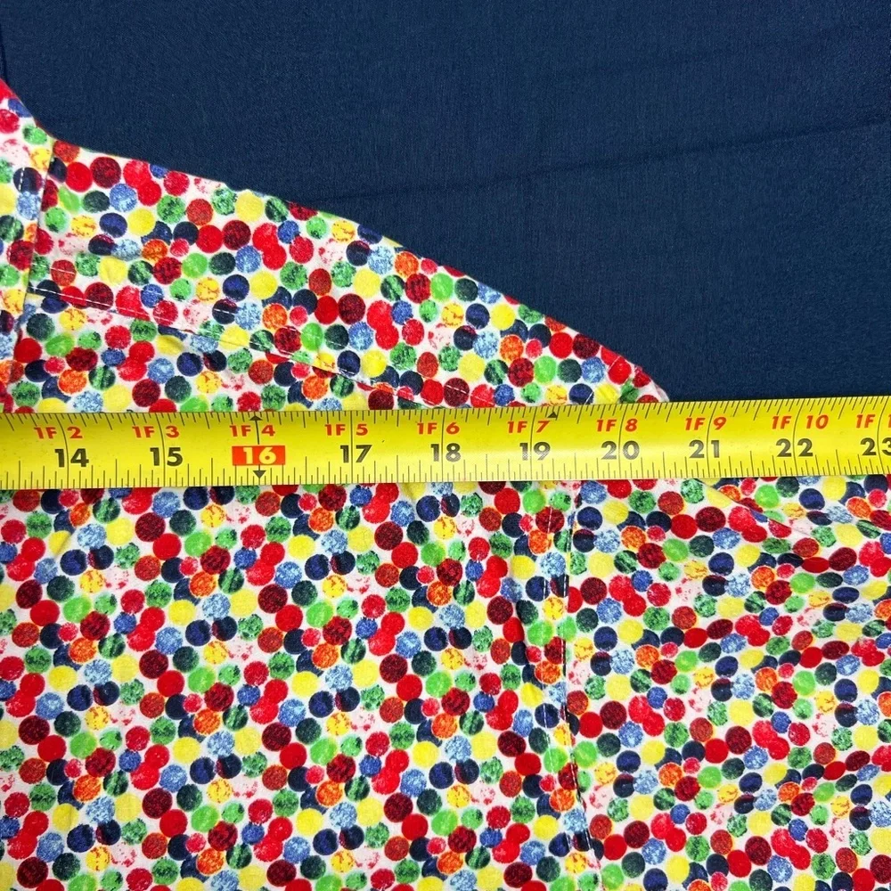 Cremieux Men’s 2XB Cotton Button Up Shirt Short Sleeve Colorful Lightweight - Picture 6 of 12